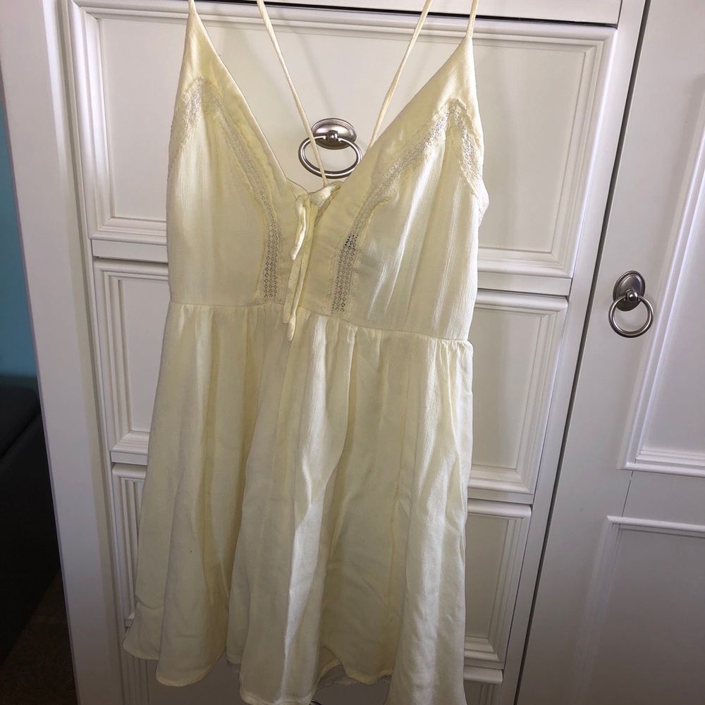 forever 21 lace up back dress